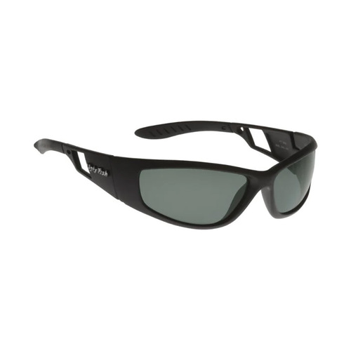 WORKWEAR, SAFETY & CORPORATE CLOTHING SPECIALISTS FORCE - Matt Black Frame, Smoke Polarized Lens - Safety Polarized Glasses