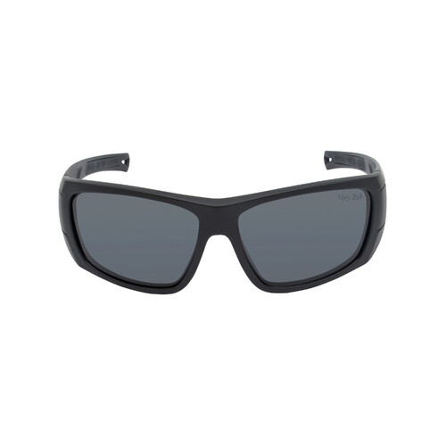 WORKWEAR, SAFETY & CORPORATE CLOTHING SPECIALISTS P3644 MBL.SM - Matt Black Frame, Smoke Polarised Lens - TR-90