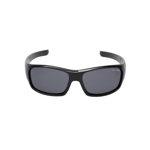 WORKWEAR, SAFETY & CORPORATE CLOTHING SPECIALISTS PK255 BL.SM - Shiny Black frame, Smoke polarised lens - Junior