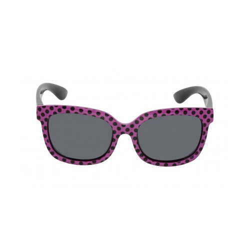 WORKWEAR, SAFETY & CORPORATE CLOTHING SPECIALISTS PKM 511  PU.SM  - Purple Black Polkadot Frame, Smoke polarised lens - Junior