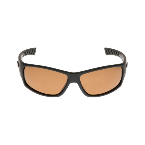 WORKWEAR, SAFETY & CORPORATE CLOTHING SPECIALISTS PT9400 MBL.BR+AR - Matt Black Frame, Brown polarised lens + AR coating - TAC