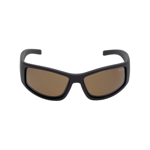 WORKWEAR, SAFETY & CORPORATE CLOTHING SPECIALISTS PU5507 MBL.BR - Matt Black Frame, Brown Polarised Lens - TPEE