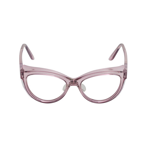 WORKWEAR, SAFETY & CORPORATE CLOTHING SPECIALISTS LYNX RS454 PL.C - Pink Frame, Clear Lens - Professional Series-Clear-One Size