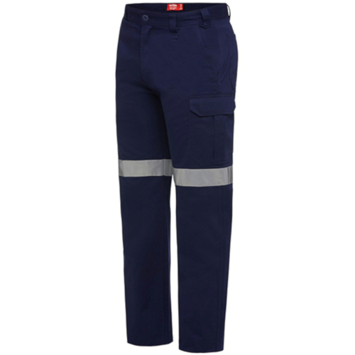 WORKWEAR, SAFETY & CORPORATE CLOTHING SPECIALISTS - Core - Mens L/Weight Drill Cargo Pant w/Tape