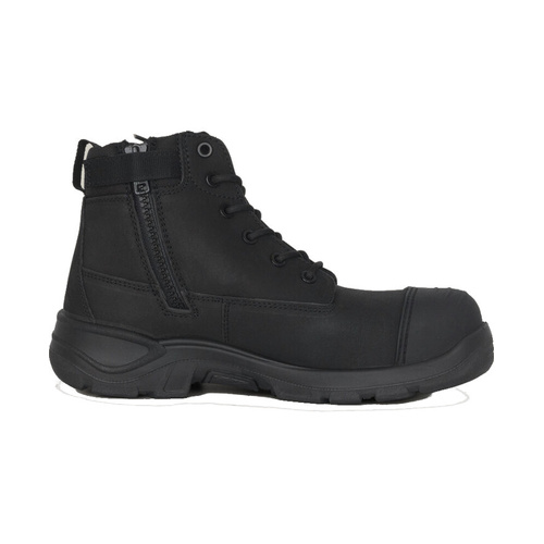 WORKWEAR, SAFETY & CORPORATE CLOTHING SPECIALISTS - TOUGHMAXX - 6in Zip Boot - Black